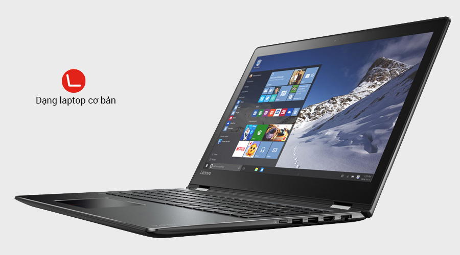 Laptop Lenovo Yoga 510 15IKB i5 7200U/4GB/1TB/Win10/(80VC002BVN)