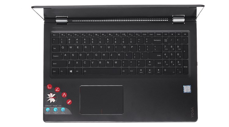 Laptop Lenovo Yoga 510 15IKB i5 7200U/4GB/1TB/Win10/(80VC002BVN) Màu Đen