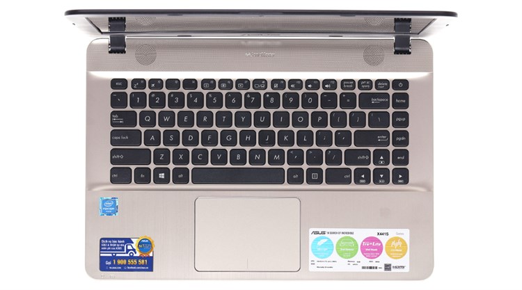 Laptop Asus X441SA N3710/4GB/500GB/Win10 Màu Đen