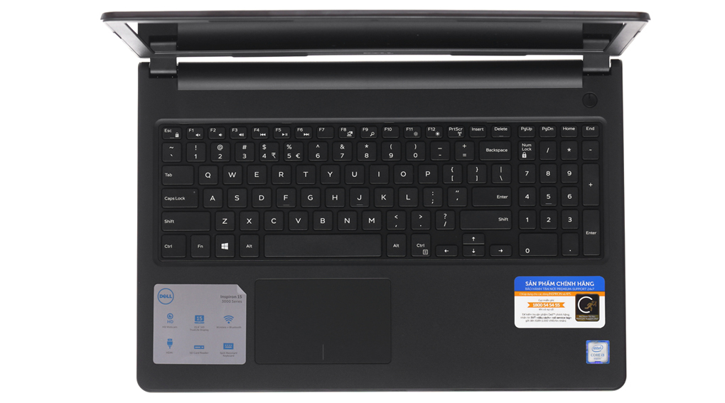 Laptop Dell Inspiron 3567 i3 6006U/4GB/1TB/Win10/(P63F002) Màu Đen