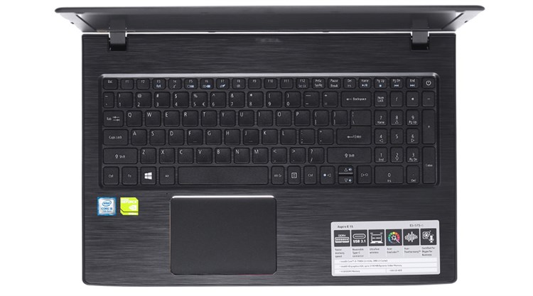 Laptop Acer Aspire E5 575G 53EC i5 7200U/4GB/500GB/2GB 940MX/Win10/(NX.GDWSV.007) Màu Đen