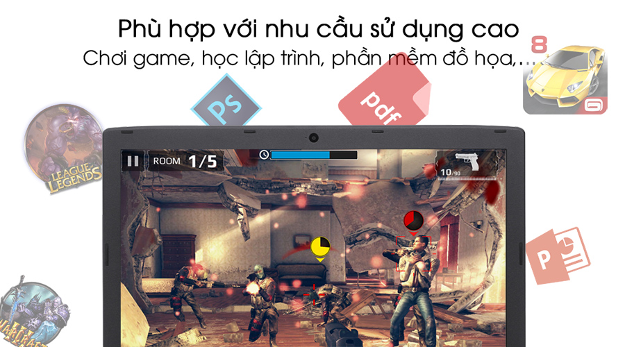 Laptop Acer Aspire E5 575 32AB i3 7100U/4GB/500GB/Win10/(NX.GE6SV.006)