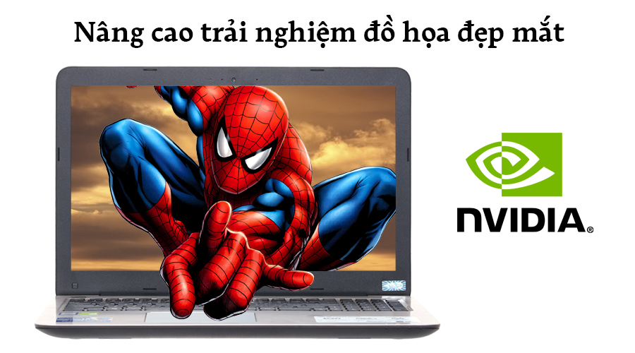 Laptop Asus A556UR i5 7200U/4GB/500GB/2GB 930MX/Win10/(DM398T)