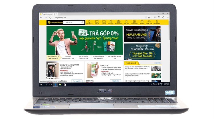 Laptop Asus A556UR i5 7200U/4GB/500GB/2GB 930MX/Win10/(DM398T)