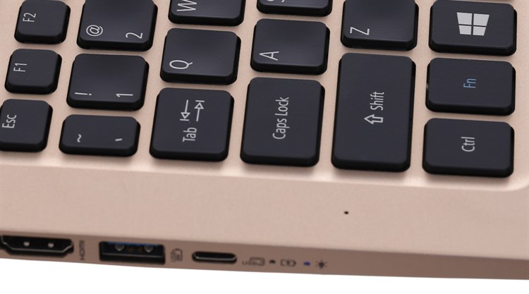 Laptop Acer Swift SF314 32EX i3 7100U/4GB/128GB/Win10/(NX.GKKSV.006) Màu Vàng đồng