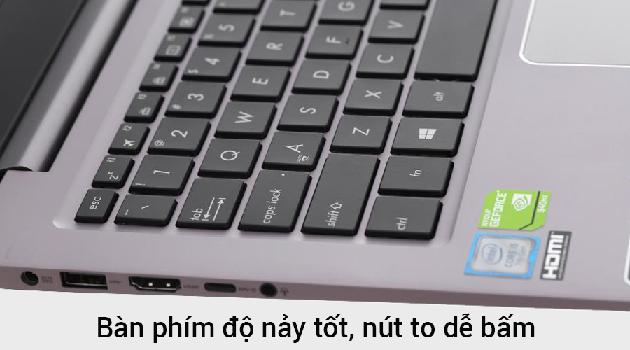 Laptop Asus UX410UQ i5 7200U/4GB/500GB/2GB 940MX/Win10/(GV066)