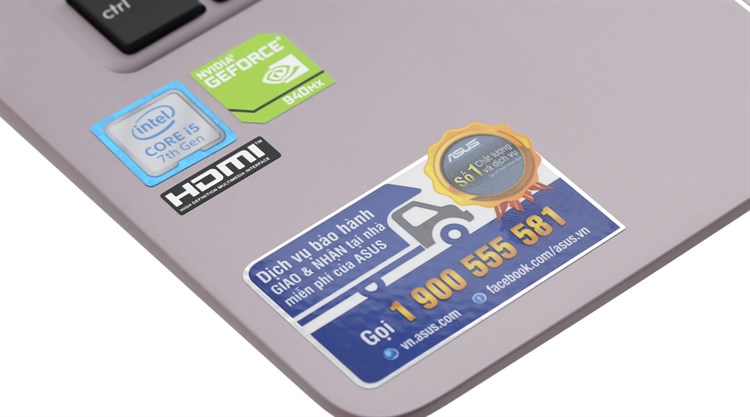 Laptop Asus UX410UQ i5 7200U/4GB/500GB/2GB 940MX/Win10/(GV066)