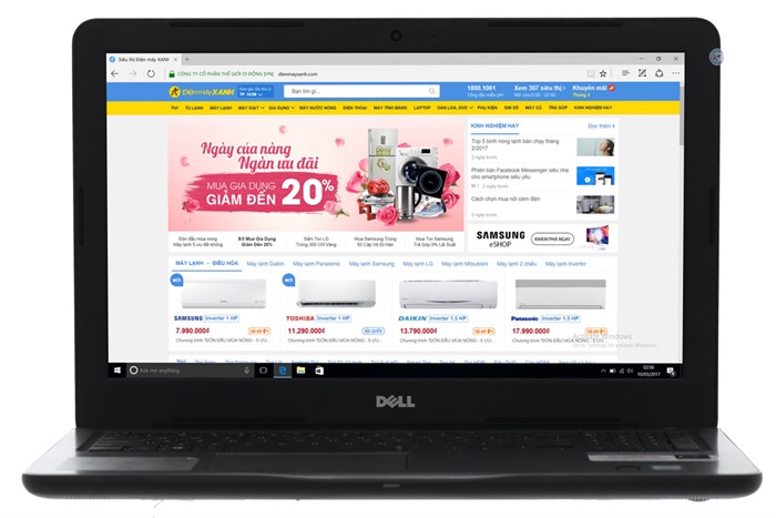 Laptop Dell Inspiron 5567 i5 7200U/4GB/1TB/2G M445/Win10/(M5I5384W) Màu Xám