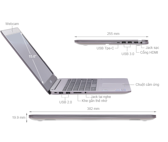Asus UX510UX i5 7200U/4GB/1TB/2GB 950M/Win10/(CN204T)