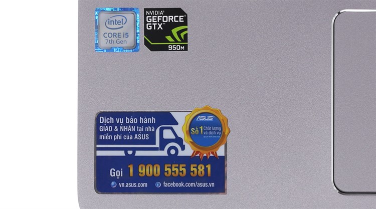 Laptop Asus UX510UX i5 7200U/4GB/1TB/2GB 950M/Win10/(CN204T)