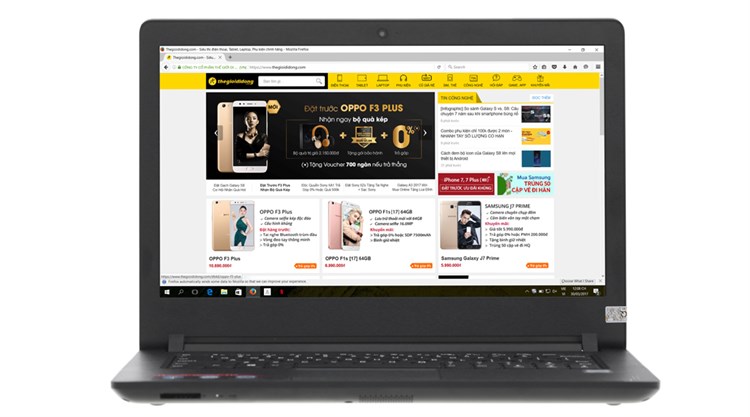 Laptop Lenovo IdeaPad 110 14ISK i5 6200U/4GB/500GB/Win10/(80UC0029VN) Màu Đen