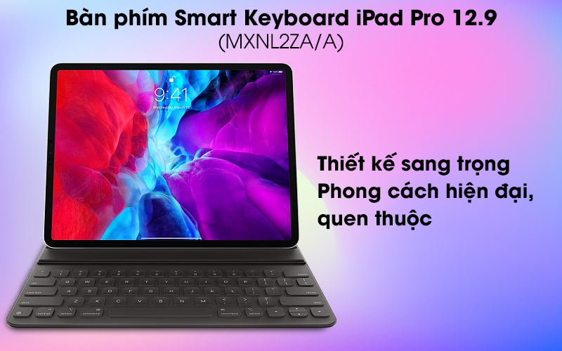 Bàn phím Smart Keyboard iPad Pro 12.9 (MXNL2ZA/A) - Thiết kế