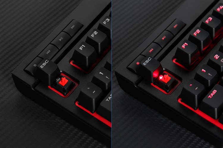 Bàn Phím Cơ Có Dây Gaming Corsair K63 Compact Mechanical Màu Đen