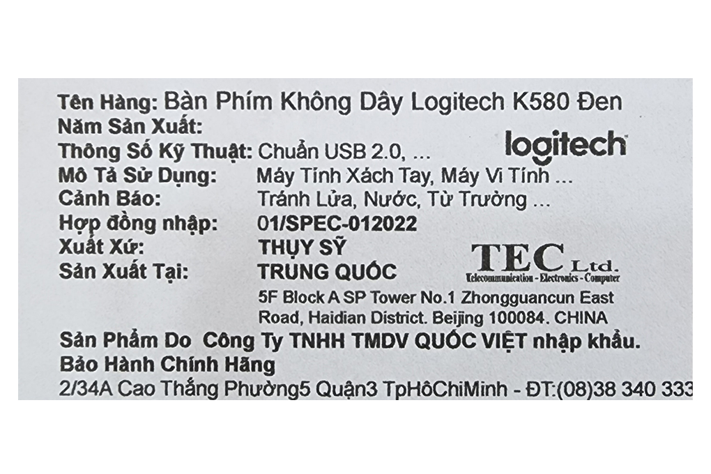 Bàn Phím Không Dây Bluetooth Logitech K580 - 37