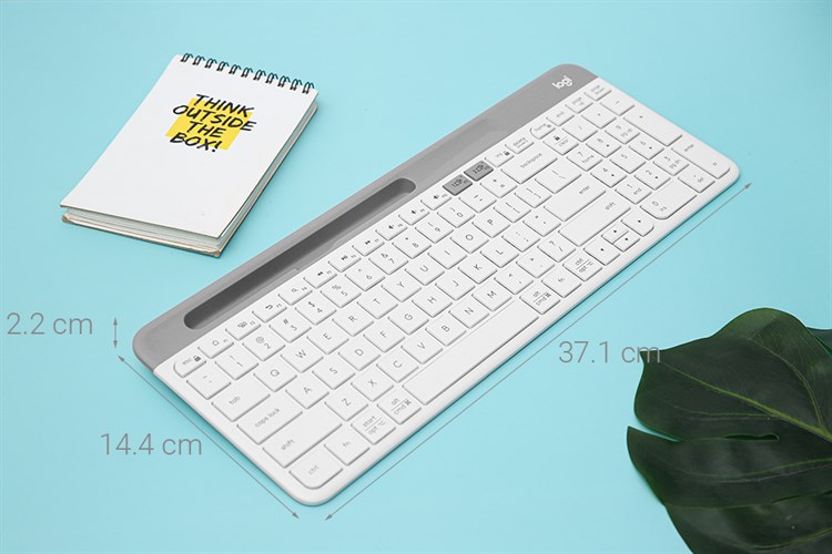 Bàn Phím Không Dây Bluetooth Logitech K580 Màu Trắng