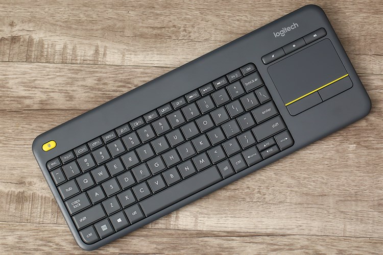Bàn Phím Không Dây Touchpad Logitech K400 Plus Màu Đen