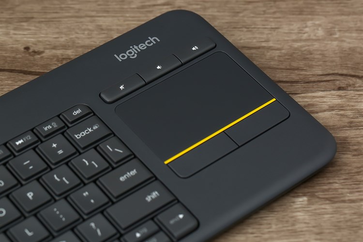 Bàn Phím Không Dây Touchpad Logitech K400 Plus Màu Đen