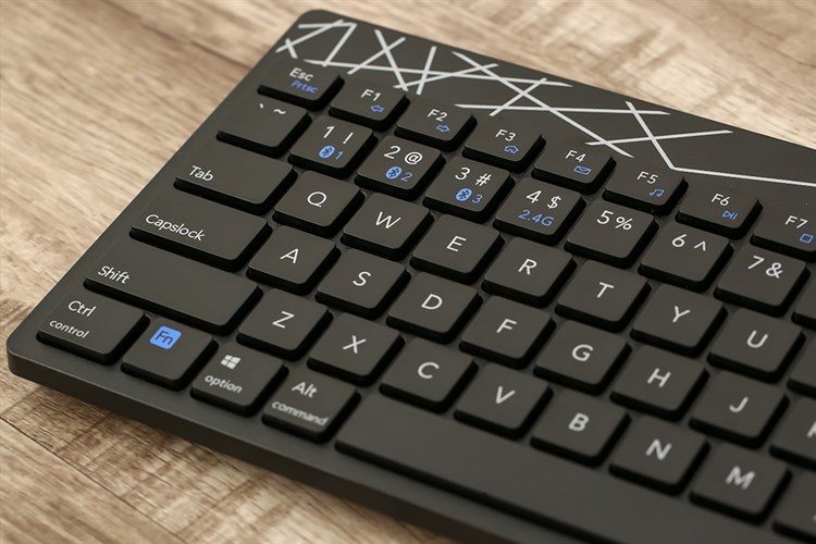 Bộ Bàn Phím Chuột Không Dây Bluetooth Rapoo 8000M Màu Đen