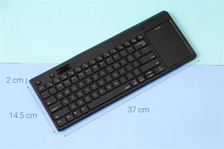 Bàn Phím Không Dây Touchpad Rapoo K2800 Màu Đen