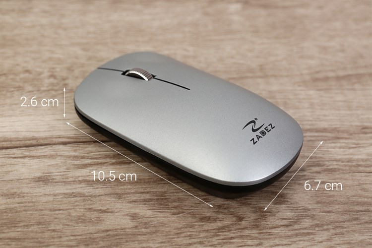 Bộ Bàn Phím Chuột Không Dây Zadez ZMK-530G Màu Xám