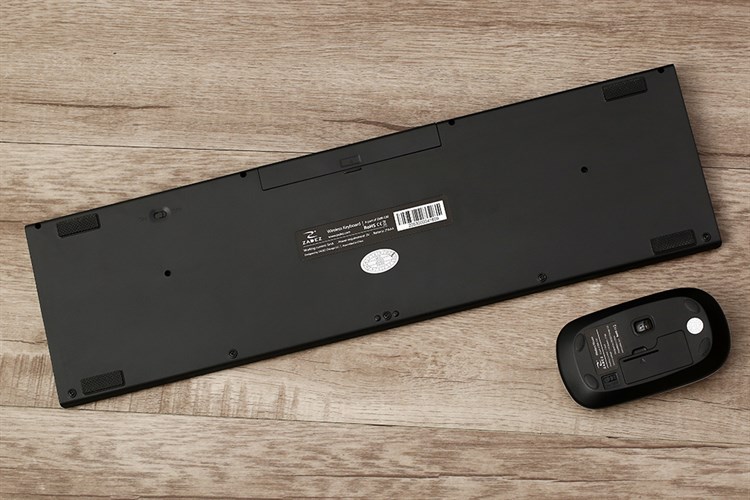 Bộ Bàn Phím Chuột Không Dây Zadez ZMK-530G Màu Xám