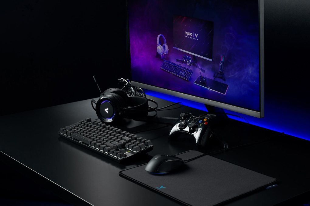 Bàn Phím Cơ Có Dây Gaming Rapoo V500alloy Màu Đen