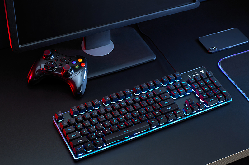 Bàn Phím Có Dây Gaming Rapoo V58 Đen Màu Đen