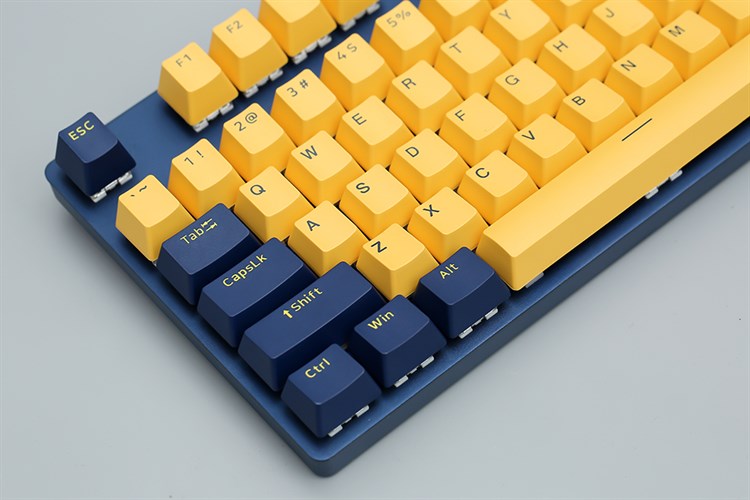 Bàn Phím Cơ Có Dây Gaming Rapoo V500Pro Màu Vàng - Xanh dương