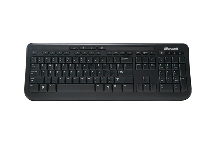 Bộ Bàn Phím Chuột Có Dây Microsoft 600 Màu Đen