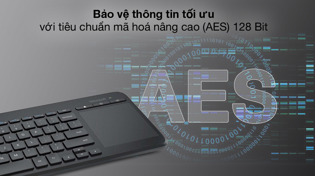 ASE - Bàn phím không dây Microsoft All-in-one Media N9Z-00028 đen
