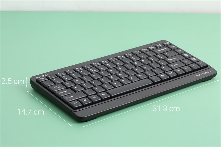 Bộ Bàn Phím Chuột Không Dây A4tech FG1112 Màu Đen