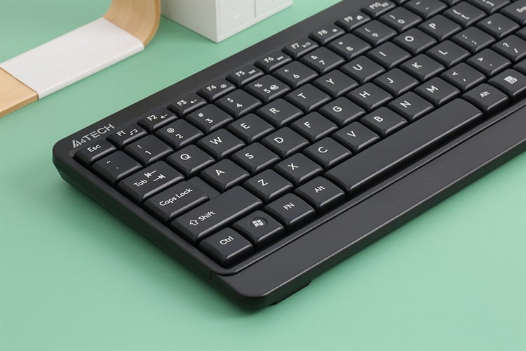 Bộ Bàn Phím Chuột Không Dây A4tech FG1112 Màu Đen