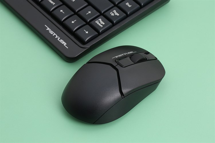 Bộ Bàn Phím Chuột Không Dây A4tech FG1112 Màu Đen