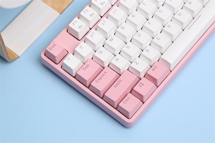 Bàn Phím Có Dây DareU EK87 Màu Hồng