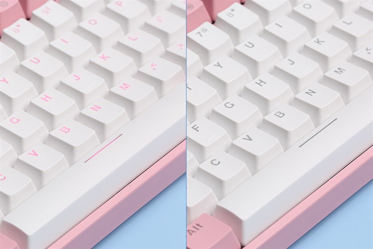 Bàn Phím Có Dây DareU EK87 Màu Hồng