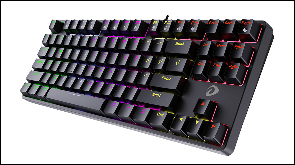 Hỗ trợ LED đơn - Bàn Phím Có Dây DareU EK87 Hỗ trợ LED đơn - Bàn Phím Có Dây DareU EK87