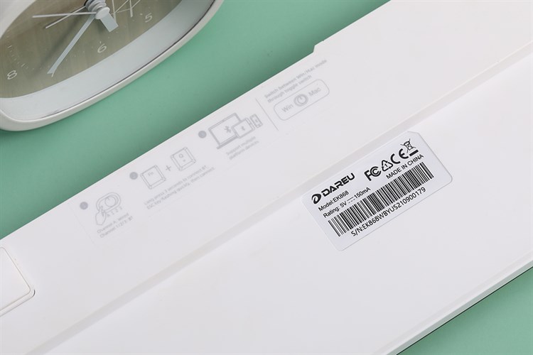 Bàn Phím Bluetooth DareU EK868 Màu Đen