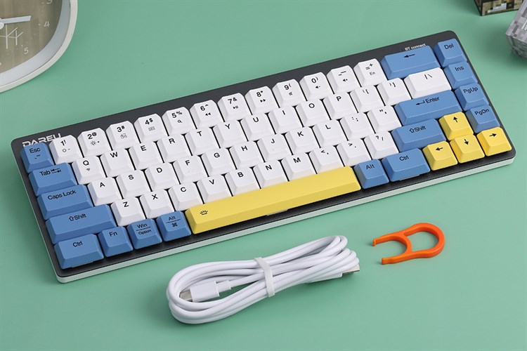 Bàn Phím Bluetooth DareU EK868 Màu Đen