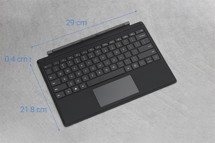 Bàn Phím Microsoft Surface Pro Type Màu Đen
