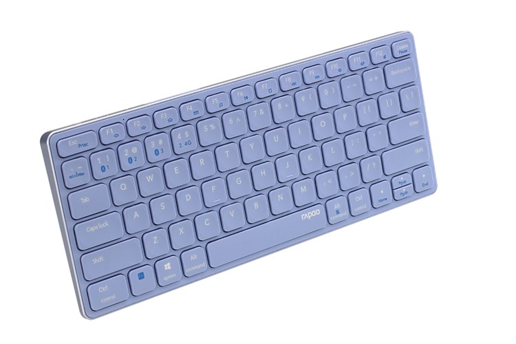 Bàn Phím Không Dây Bluetooth Rapoo E9050G Màu Tím
