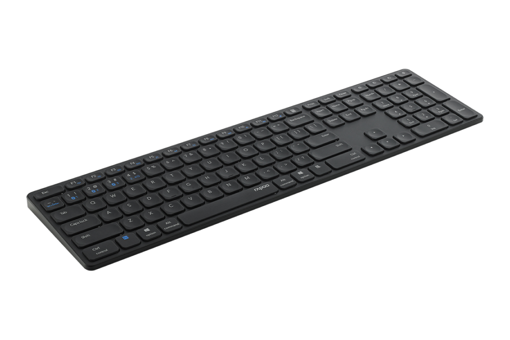 Bàn Phím Không Dây Bluetooth Rapoo E9550G Màu Đen