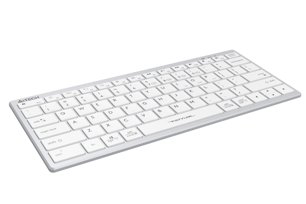 Bàn Phím Không Dây Bluetooth A4tech FBX51C Màu Trắng