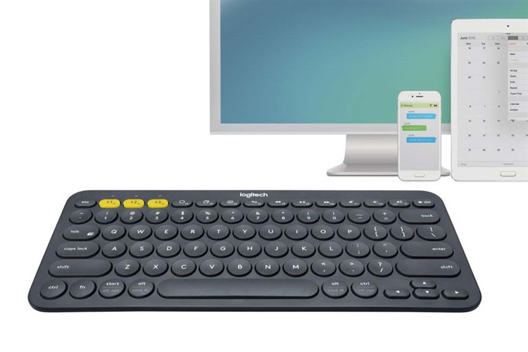 Bàn phím Bluetooth Logitech K380 Màu Đen