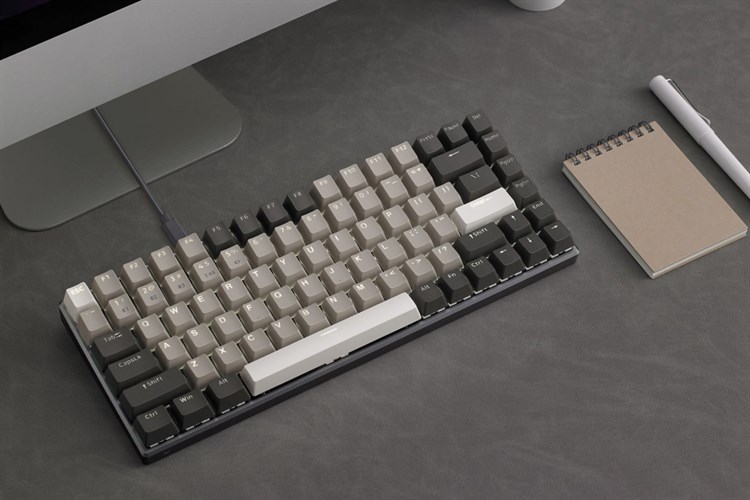 Bàn Phím Cơ Bluetooth Rapoo V700 - 8A Màu Trắng - Xám