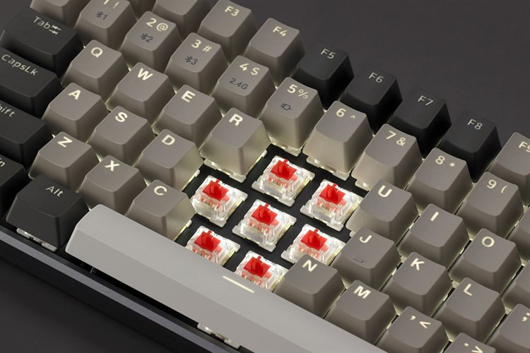 Bàn Phím Cơ Bluetooth Rapoo V700 - 8A Màu Trắng - Xám