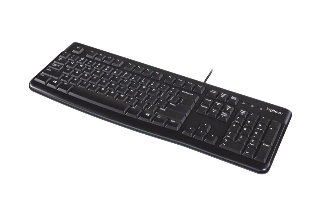 Bàn Phím Có Dây Logitech K120 Màu Đen