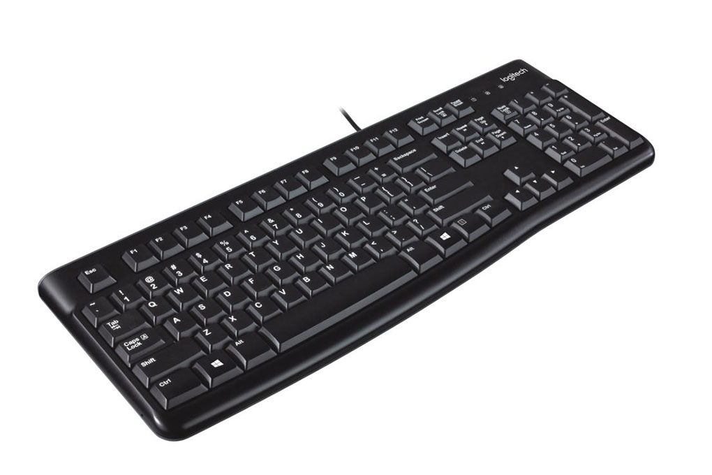 Bàn Phím Có Dây Logitech K120 Màu Đen