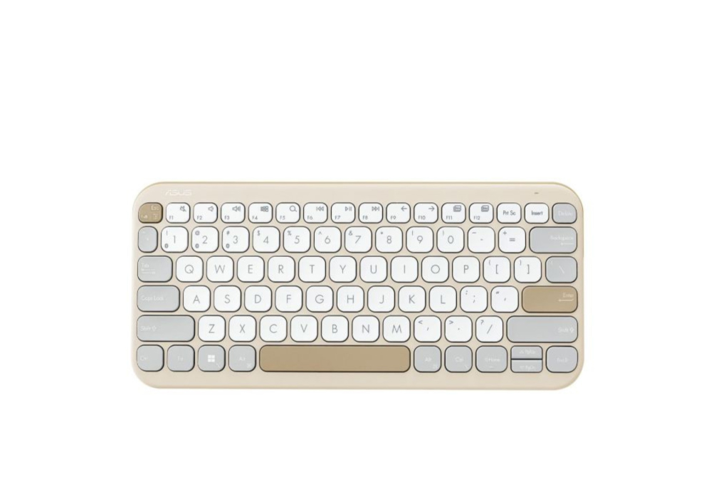 Bàn Phím Bluetooth Asus Marshmallow KW100 Màu Nâu nhạt