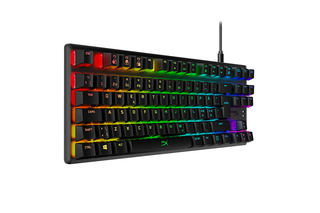 Bàn Phím Cơ Có Dây Gaming HP HyperX Alloy Origins Core 4P5P3AA Màu Đen