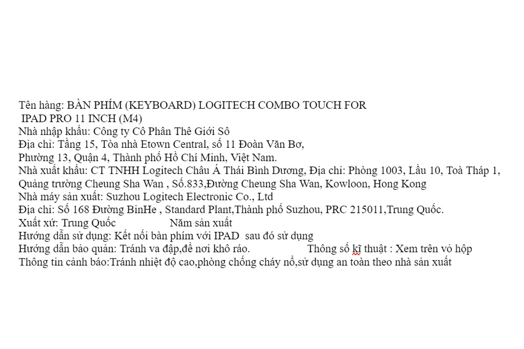 Bàn Phím iPad Logitech Combo Touch Gen 10TH/A16 - 18